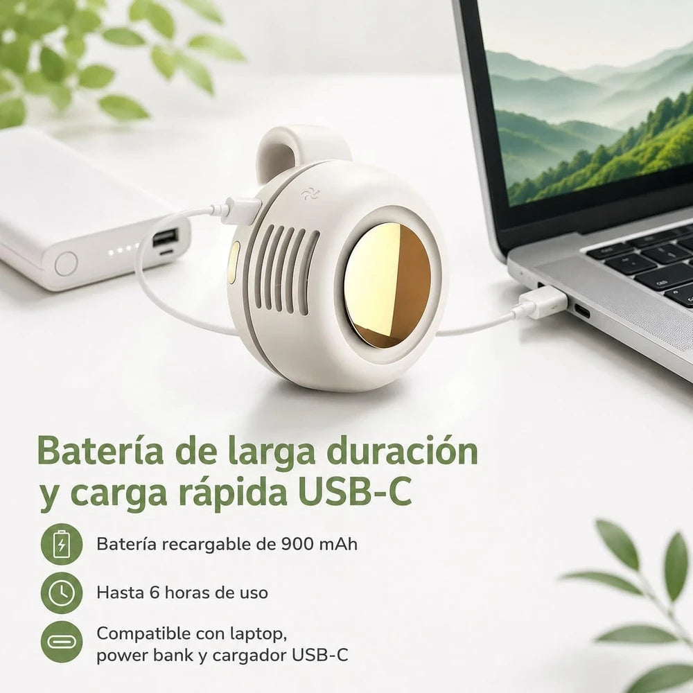 Wearable Hands-Free Clip Fan